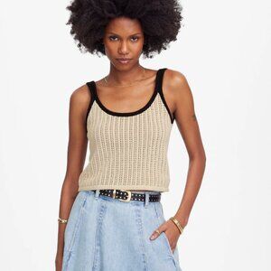 Madewell Open-Stitch Sweater Tank